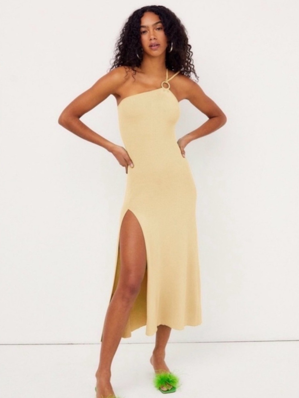 For Love & Lemons Keisha Cutout Maxi Dress XS NWT